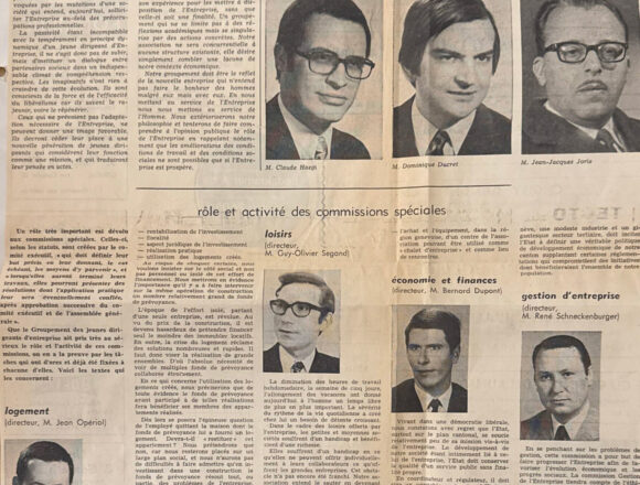 Création du Groupement des jeunes dirigeants d&rsquo;entreprises